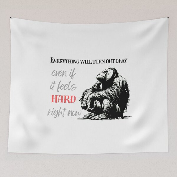 Item preview, Everything will turn out okay, even if it feels hard right now designed and sold by bero4.