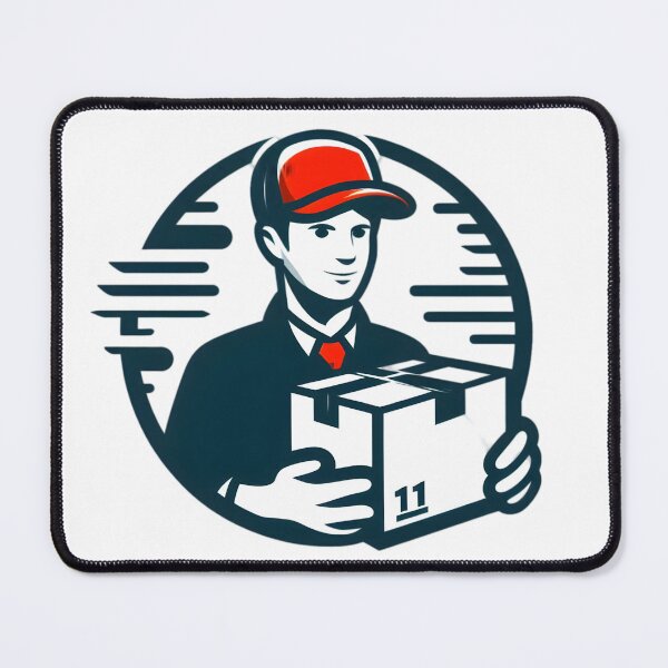 Item preview, "Speed on Wheels: The Ultimate Delivery Hero" designed and sold by vectorillus.
