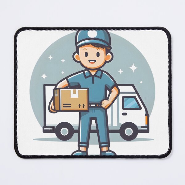 Item preview, "Speed on Wheels: The Ultimate Delivery Hero" designed and sold by vectorillus.