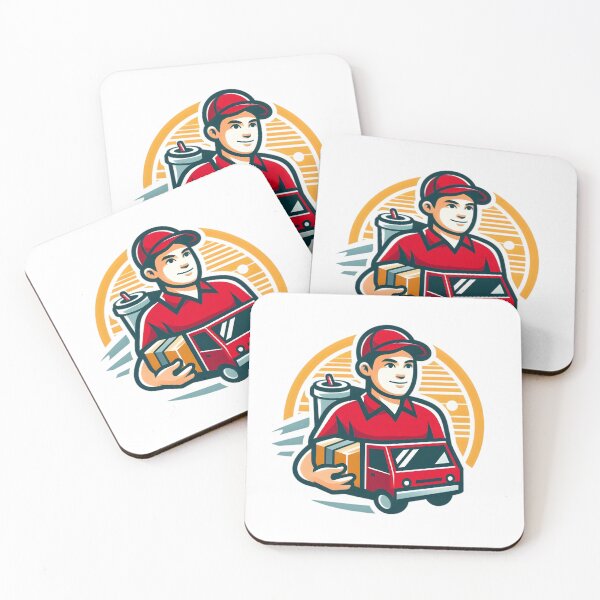 Item preview, "Speed on Wheels: The Ultimate Delivery Hero" designed and sold by vectorillus.