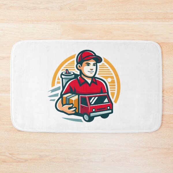 Item preview, "Speed on Wheels: The Ultimate Delivery Hero" designed and sold by vectorillus.