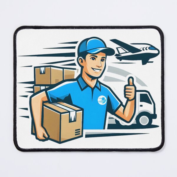 Item preview, "Speed on Wheels: The Ultimate Delivery Hero" designed and sold by vectorillus.