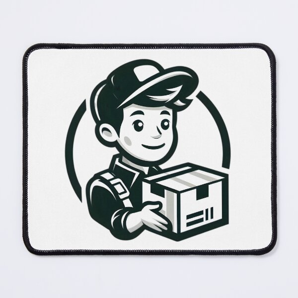 Item preview, "Speed on Wheels: The Ultimate Delivery Hero" designed and sold by vectorillus.