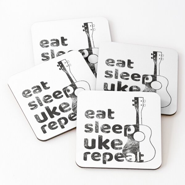 Item preview, Eat Sleep Uke Repeat designed and sold by UkeverseGifts.