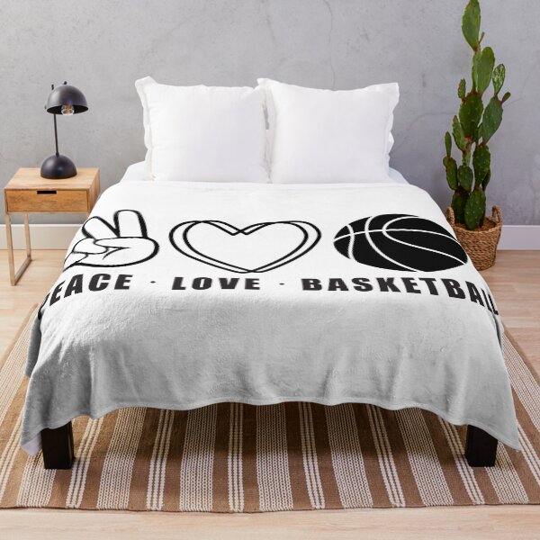 Artikelvorschau, PEACE LOVE BASKETBALL entworfen und verkauft von wortwerk-design.