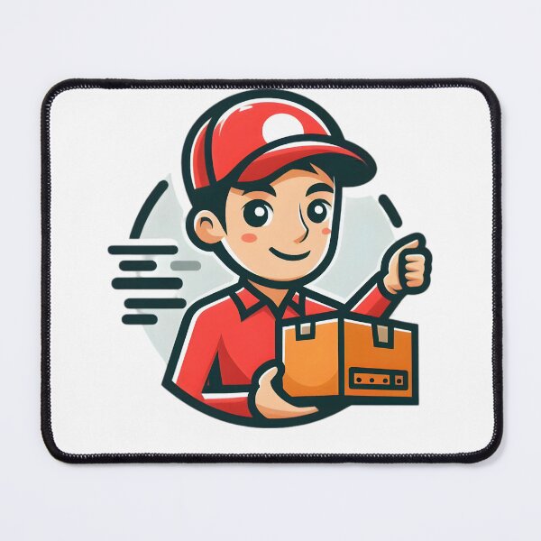 Item preview, "Speed on Wheels: The Ultimate Delivery Hero" designed and sold by vectorillus.