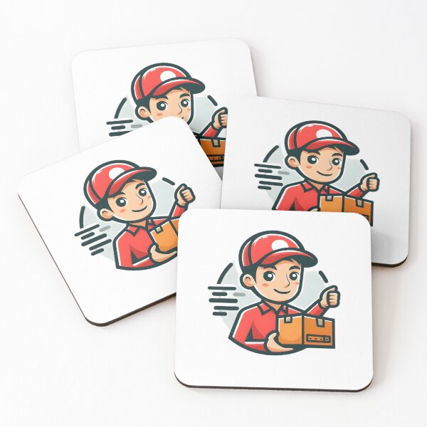 Item preview, "Speed on Wheels: The Ultimate Delivery Hero" designed and sold by vectorillus.