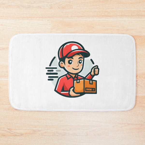 Item preview, "Speed on Wheels: The Ultimate Delivery Hero" designed and sold by vectorillus.
