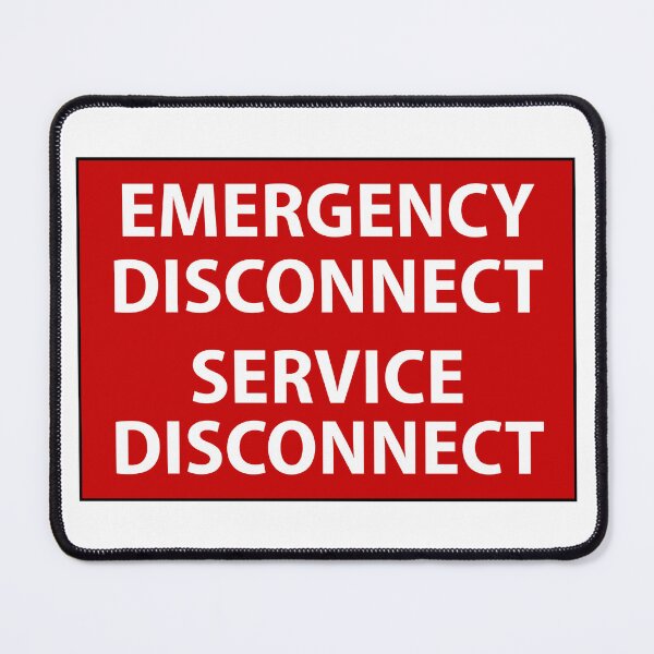 Item preview, Emergency Disconnect Service Disconnect designed and sold by Jaxym.