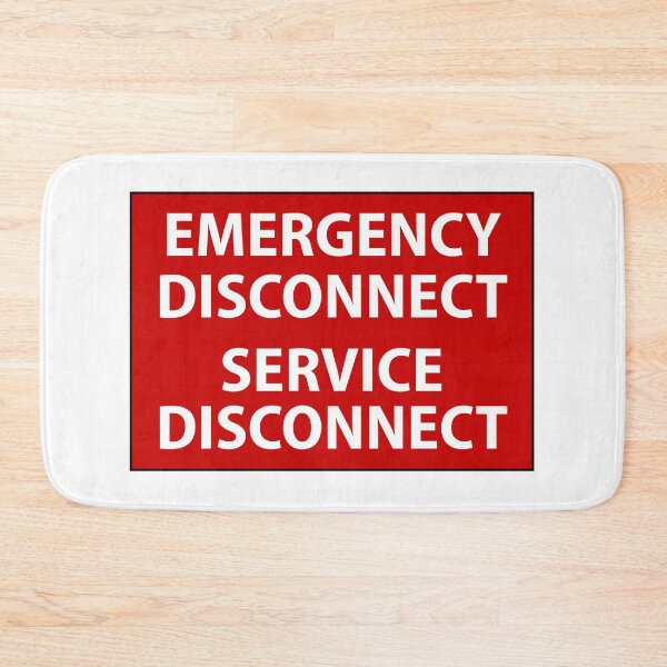 Item preview, Emergency Disconnect Service Disconnect designed and sold by Jaxym.