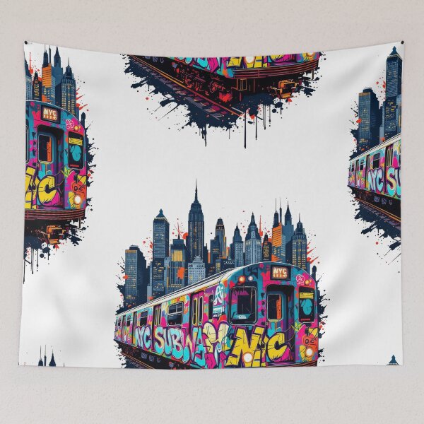 Item preview, New York Subway NYC Subway Train designed and sold by MayaDelaye.
