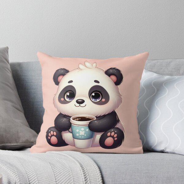 Item preview, Cute Panda Holding Coffee Mug designed and sold by Abhinav  Khare.
