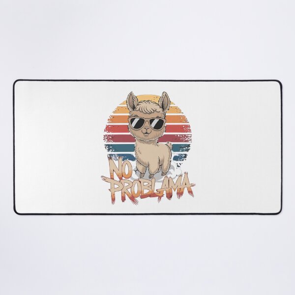 Item preview, No Problama: Chill Llama Vibes designed and sold by PING 999 STUDIO.