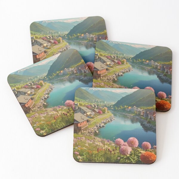 Item preview, The Enchanted Village by the Meadow River designed and sold by BlareBlare.