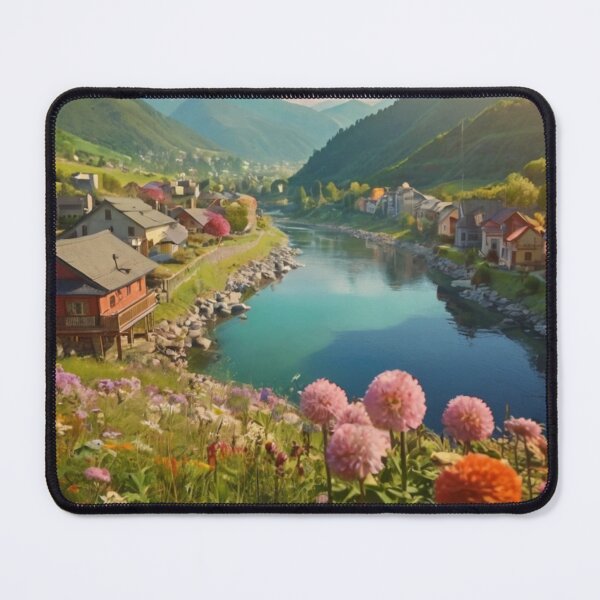 Item preview, The Enchanted Village by the Meadow River designed and sold by BlareBlare.