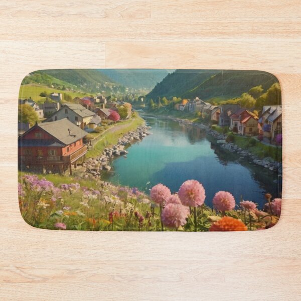 Item preview, The Enchanted Village by the Meadow River designed and sold by BlareBlare.