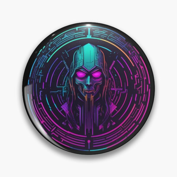 Item preview, Cyber Shaman, Circular Logo, Cyberpunk designed and sold by Burn-Ego.