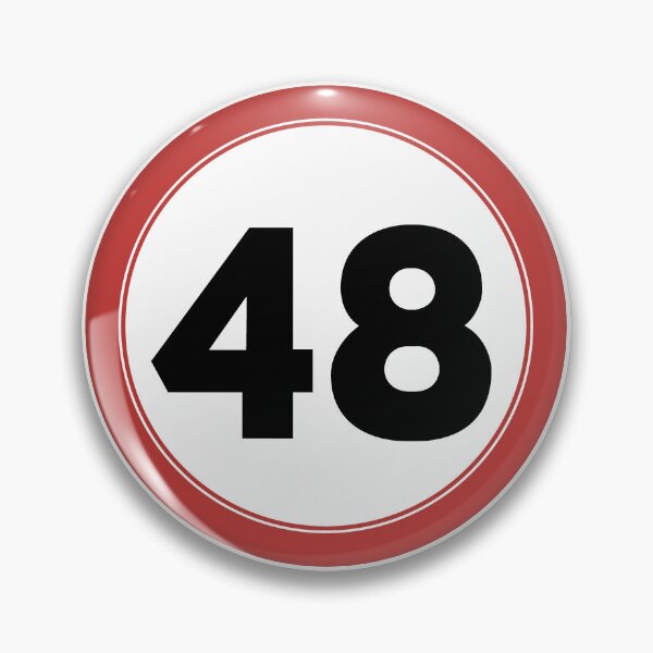 Item preview, Speed limit 48, happy 48th birthday designed and sold by Wolagno.