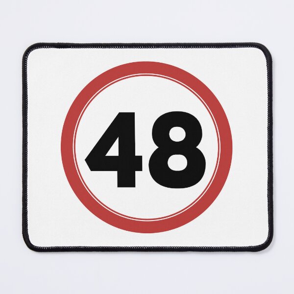 Item preview, Speed limit 48, happy 48th birthday designed and sold by Wolagno.