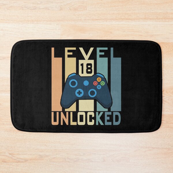 Item preview, 18th Birthday Gaming Level 18 Unlocked Gamer Funny Happy Birthday Boys Men designed and sold by Loyaltees Apparel.