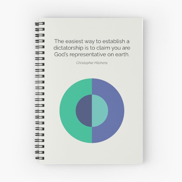 Item preview, Christopher Hitchens Atheism Quote Minimalist Artwork designed and sold by kakarikihill.