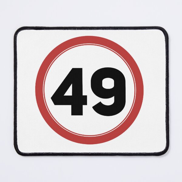 Item preview, Speed limit 49, happy 49th birthday designed and sold by Wolagno.