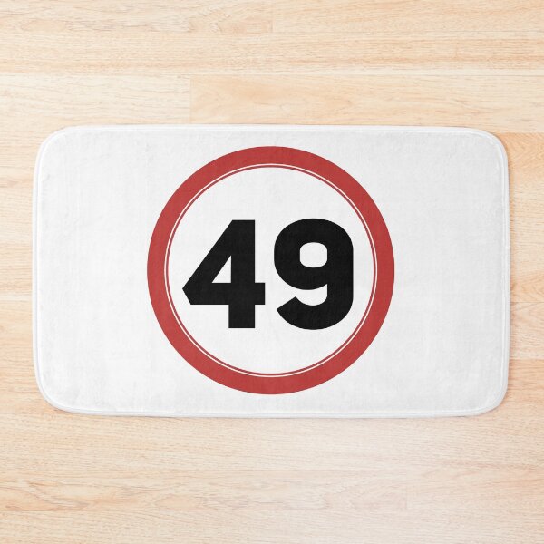 Item preview, Speed limit 49, happy 49th birthday designed and sold by Wolagno.