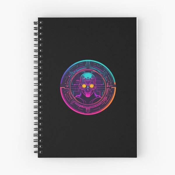 Item preview, Techno Skull, Circular Logo, Cyberpunk Design designed and sold by Burn-Ego.
