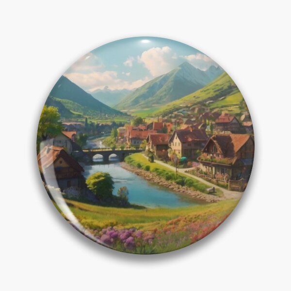 Item preview, Sunlit Meadows in the River Valley Village designed and sold by BlareBlare.