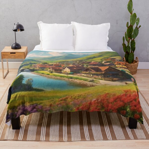 Item preview, Sunlit Meadows in the River Valley Village designed and sold by BlareBlare.