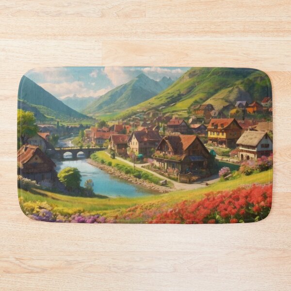 Item preview, Sunlit Meadows in the River Valley Village designed and sold by BlareBlare.