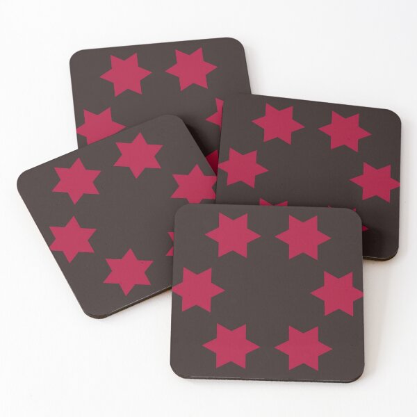 Item preview, Abstract Geometry Pink Star In the Black Background designed and sold by mondstudio.