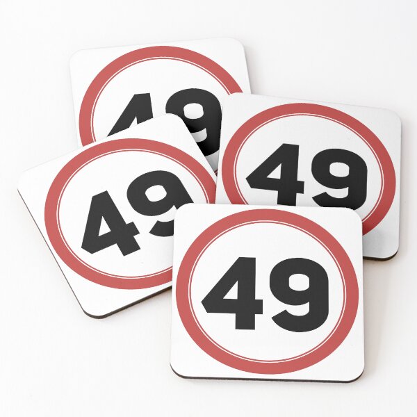 Item preview, Speed limit 49, happy 49th birthday designed and sold by Wolagno.