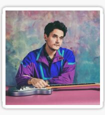 John Mayer 80's style Sticker
