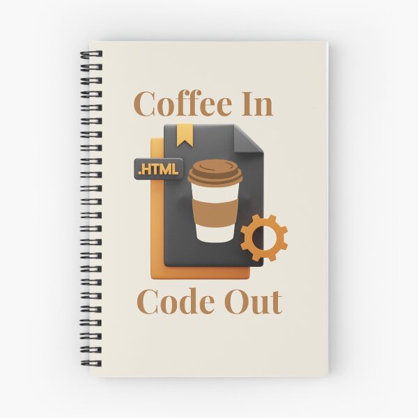 Item preview, Coffee In, Code Out – Programmer Sticker designed and sold by TheDevRobe.