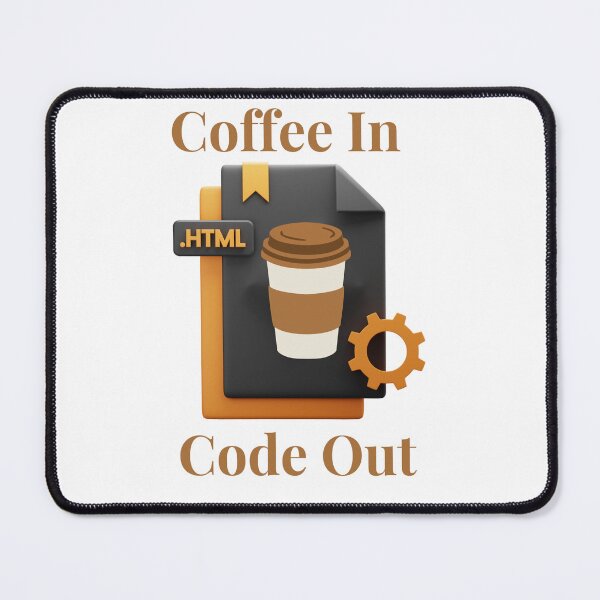 Item preview, Coffee In, Code Out – Programmer Sticker designed and sold by TheDevRobe.