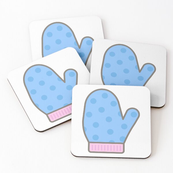 Item preview, Cute cooking element pastel kitchen gloves designed and sold by nuchz.