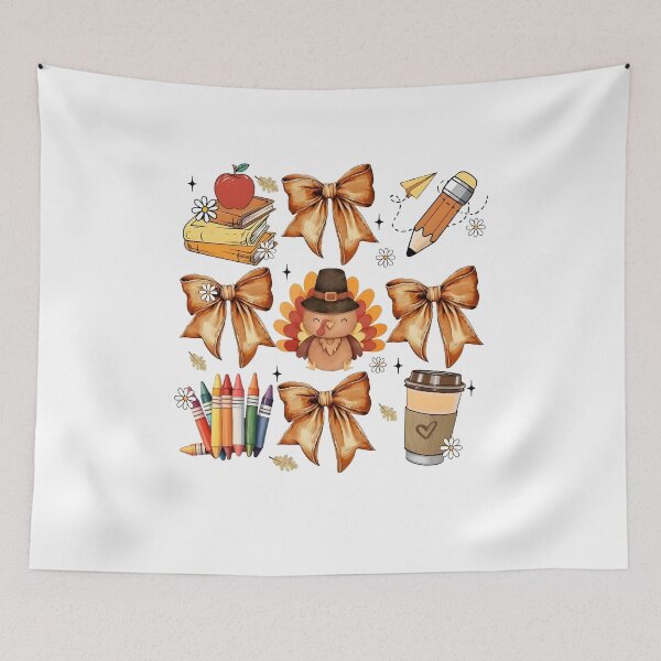 Item preview, Thankful Teacher, Teacher Thanksgiving Turkey designed and sold by Tomaswikstrom.