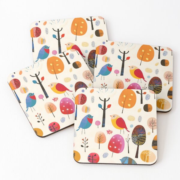 Item preview, Colorful Trees and Birds Pattern - Whimsical Kids’ Design designed and sold by Soul-Sparks.