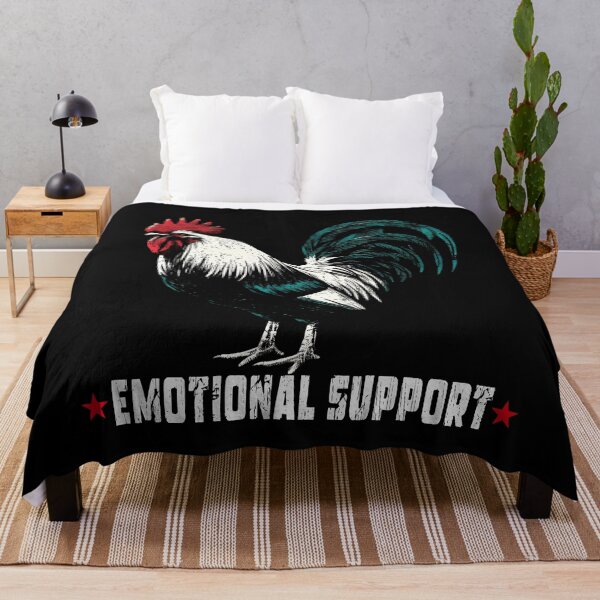 Item preview, Emotional Support Rooster - Funny Animal Companion designed and sold by gittuska11.