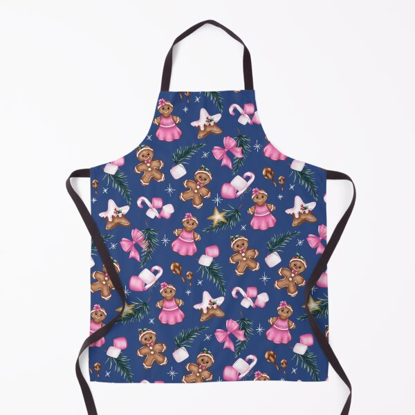 Item preview, Blue and Pink gingerbread, Christmas cookies pattern designed and sold by milyblooms.