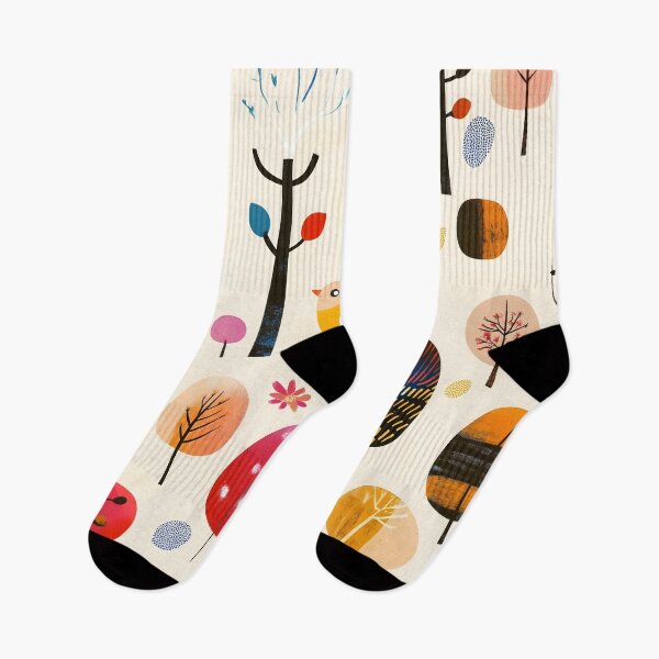 Item preview, Colorful Trees and Birds Pattern - Whimsical Kids’ Design designed and sold by Soul-Sparks.