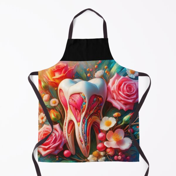 Item preview, Floral Tooth Anatomy Art designed and sold by EmeraldeaArt.