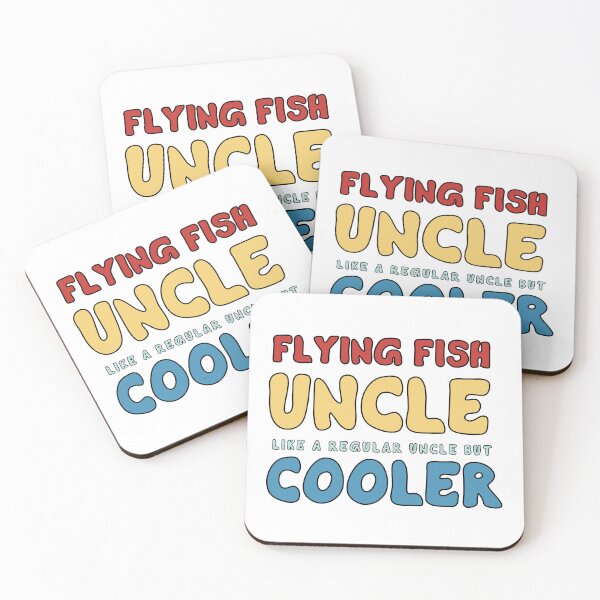Item preview, Flying Fish Uncle - Like a Regular Uncle but Cooler designed and sold by khallidaart.