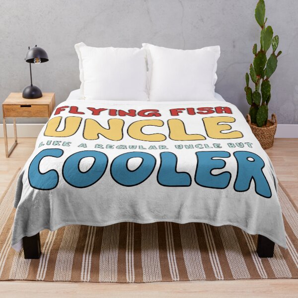 Item preview, Flying Fish Uncle - Like a Regular Uncle but Cooler designed and sold by khallidaart.