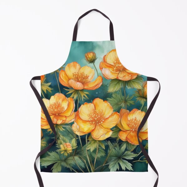 Item preview, orange cloudberry flowers designed and sold by Valentina-V.