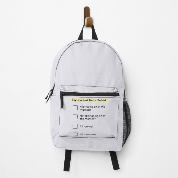 Item preview, Tay's Emotional Health Checklist designed and sold by Fanverse Merchandise.