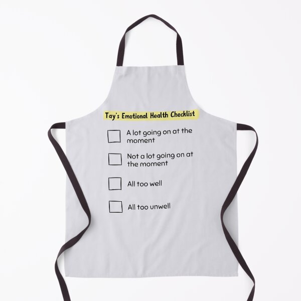 Item preview, Tay's Emotional Health Checklist designed and sold by Fanverse Merchandise.