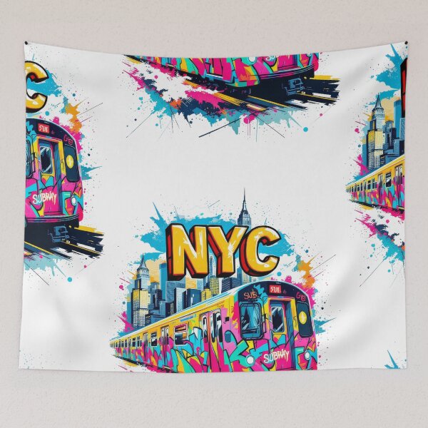 Item preview, New York Subway NYC Subway Train designed and sold by MayaDelaye.