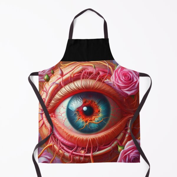 Item preview, Eye Eyeball Tooth Anatomy Art with Roses designed and sold by EmeraldeaArt.